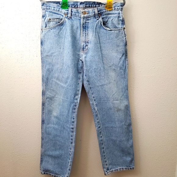 Vintage Wrangler Star Authentic Jeans Men's 34x30 Straight - Picture 2 of 8